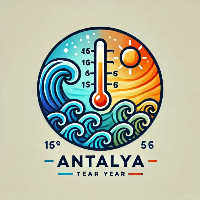 Antalya's sea temperature throughout the year
