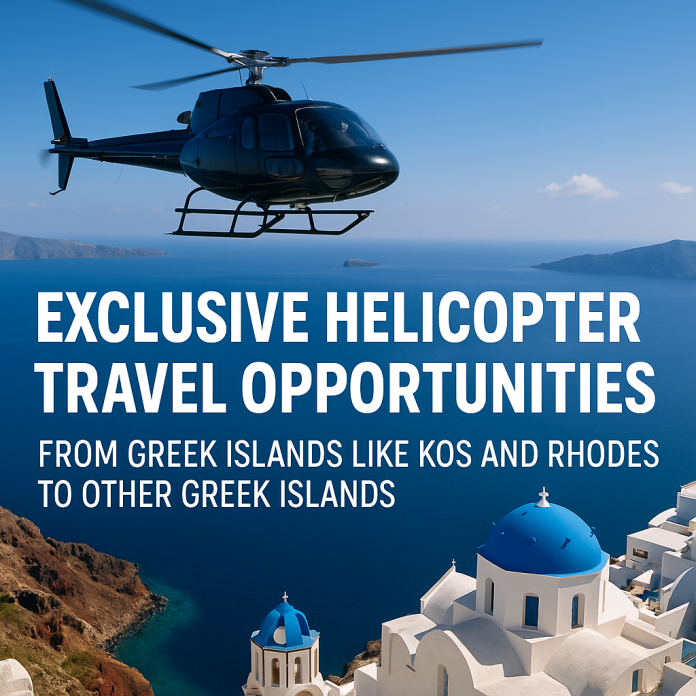 Yunan Adaları Arası Özel Helikopter Seyahati 🚁