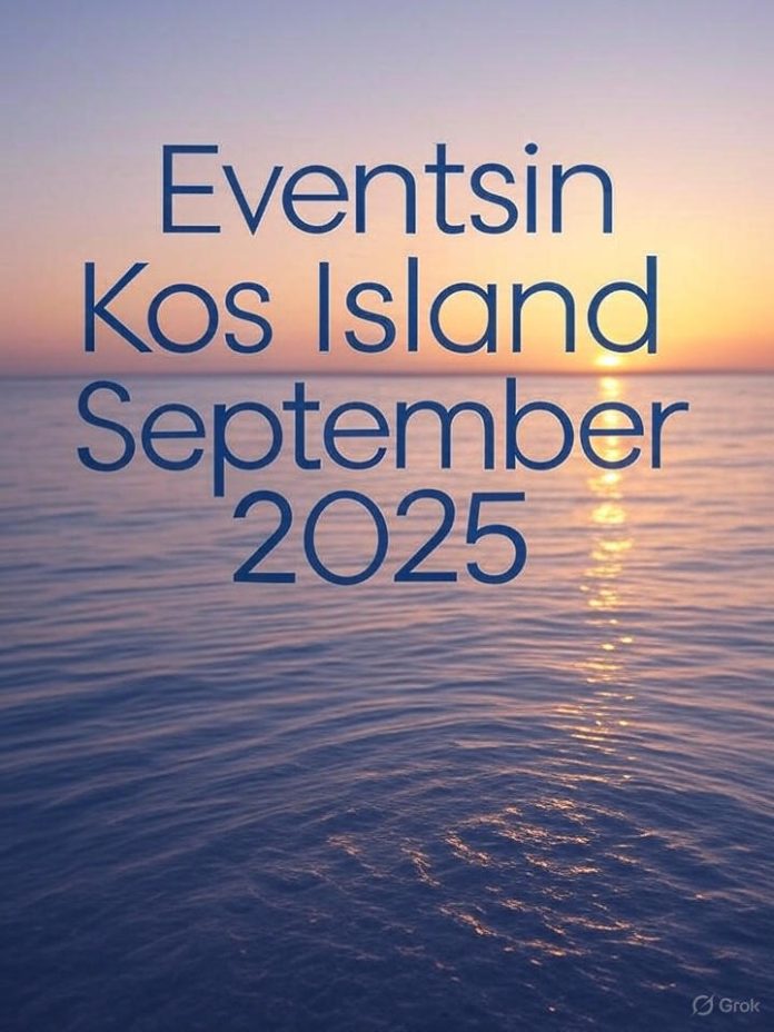 Kos Adası Eylül Etkinlikleri 2025