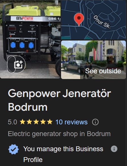 Genpower Jeneratör Bodrum