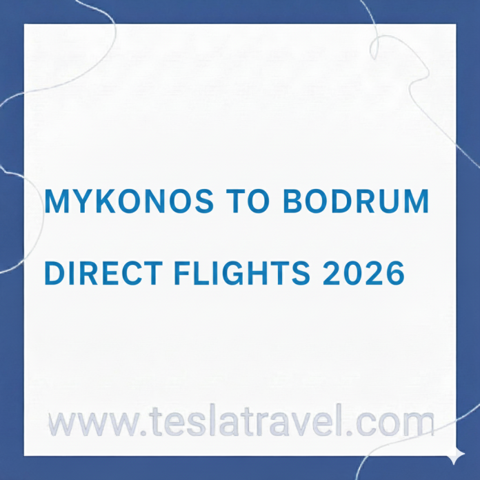 Mykonos Bodrum Uçak