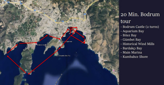 15 DAKİKALIK BODRUM HELİKOPTER TURU