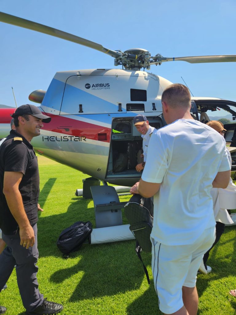 Helicopter Getaway to Mykonos