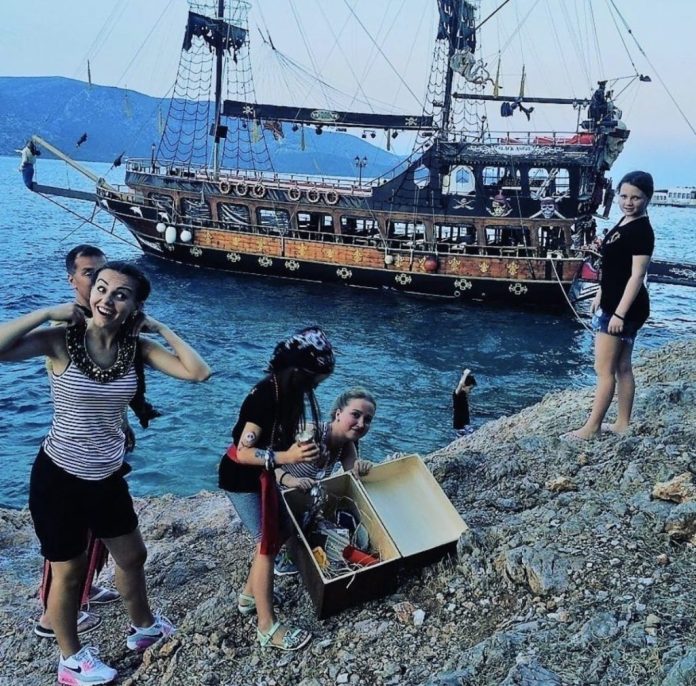 Black Angel Pirate Boat Bodrum
