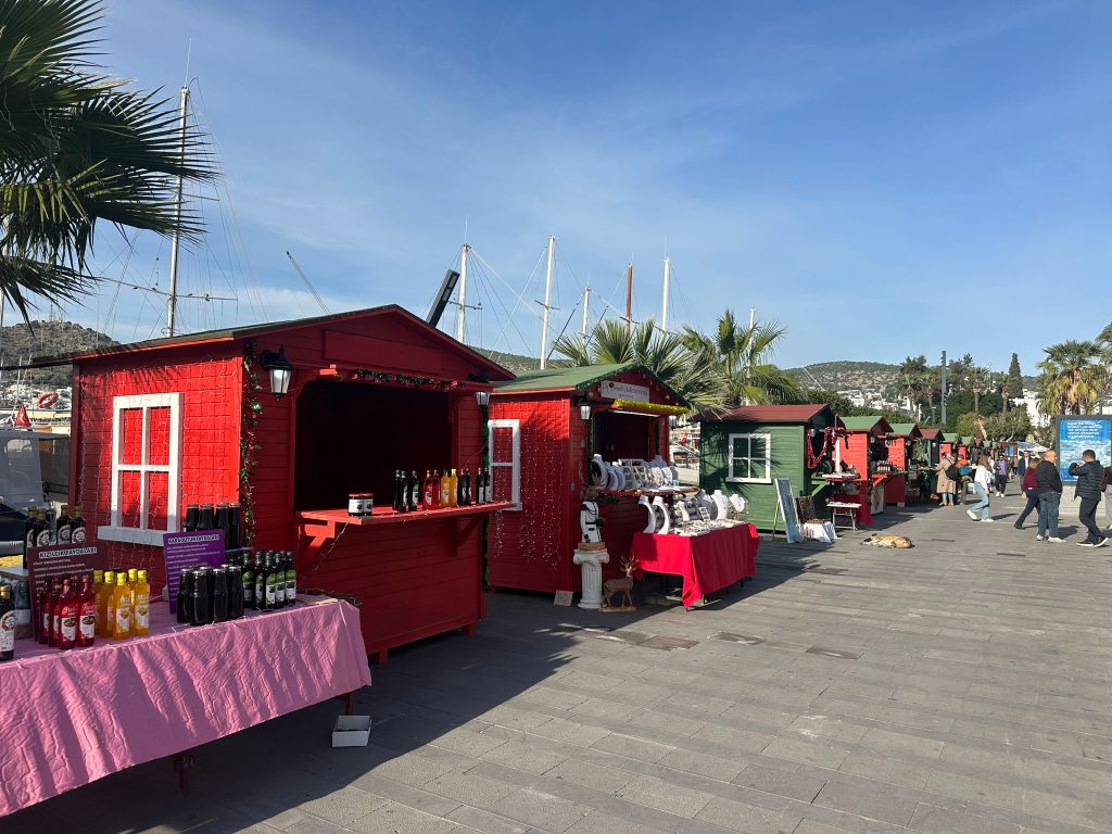 A Christmas Market Opens in Bodrum City Center