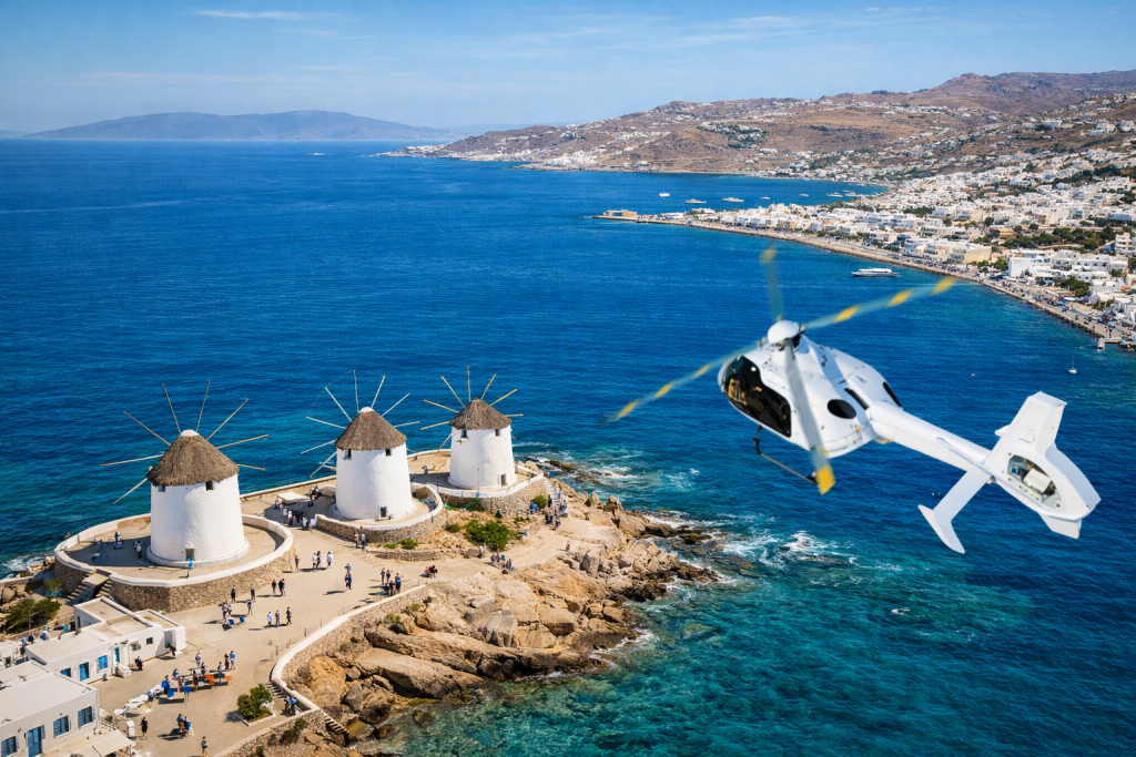 Bodrum to Mykonos Helicopter