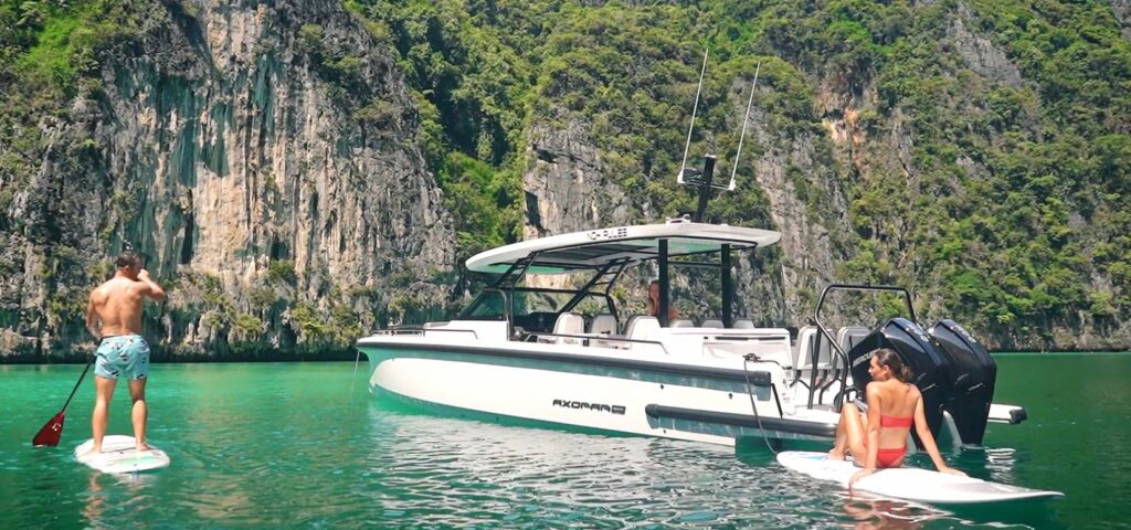 AXOPAR 37 Bodrum private luxury speedboat offering VIP sea transfers and exclusive Mediterranean transportation between Bodrum and Greek Islands